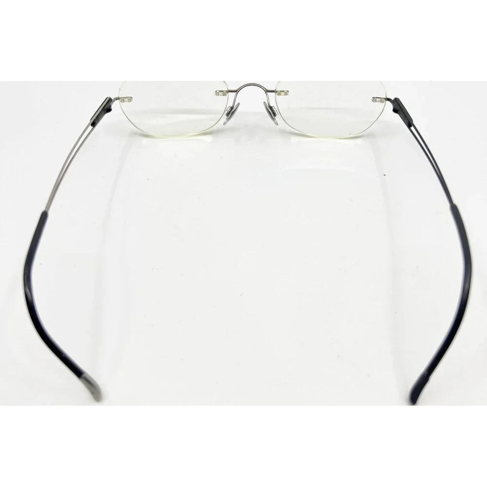 Silhouette Eyeglasses Mens Black Titan Rimless 7660 50 6060 54-19-140